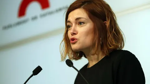 Elisenda Alamany, portavoz de Catalunya Comú-Podem