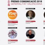 Los premios se conceden a las modalidades de radiodifusión y televisión, prensa escrita, fotoperiodismo, redes sociales y nuevos formatos, publicidad y diseño e ilustración