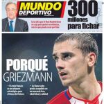 Portada de «Mundo Deportivo» del 29 de mayo de 2018