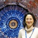 María Chamizo, en el CERN