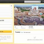 El Twitter papal logró más de doscientos mil seguidores en pocas horas
