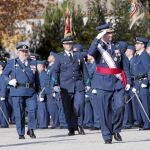 Con motivo de la festividad de Nuestra Señora de Loreto, el Ejército del Aire rindió ayer tributo a su patrona en el acuartelamiento de Tablada.