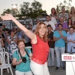 La ya candidata del PSOE andaluz a la Junta, Susana Díaz Pacheco