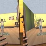 Imagen virtual de uno de los experimentos