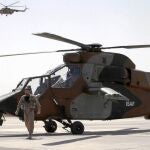 Tres helicópteros «Tigre» custodian el repliegue español de Afganistán