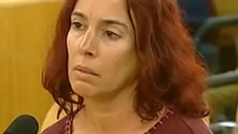 La presa etarra Inés del Río Prada, en su comparecencia como testigo en el juicio celebrado en la Audiencia Naciona
