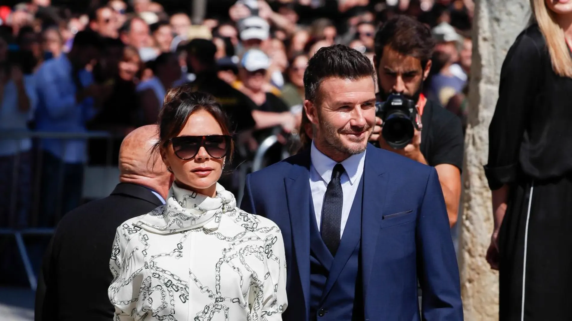 David Beckham y Victoria Adams
