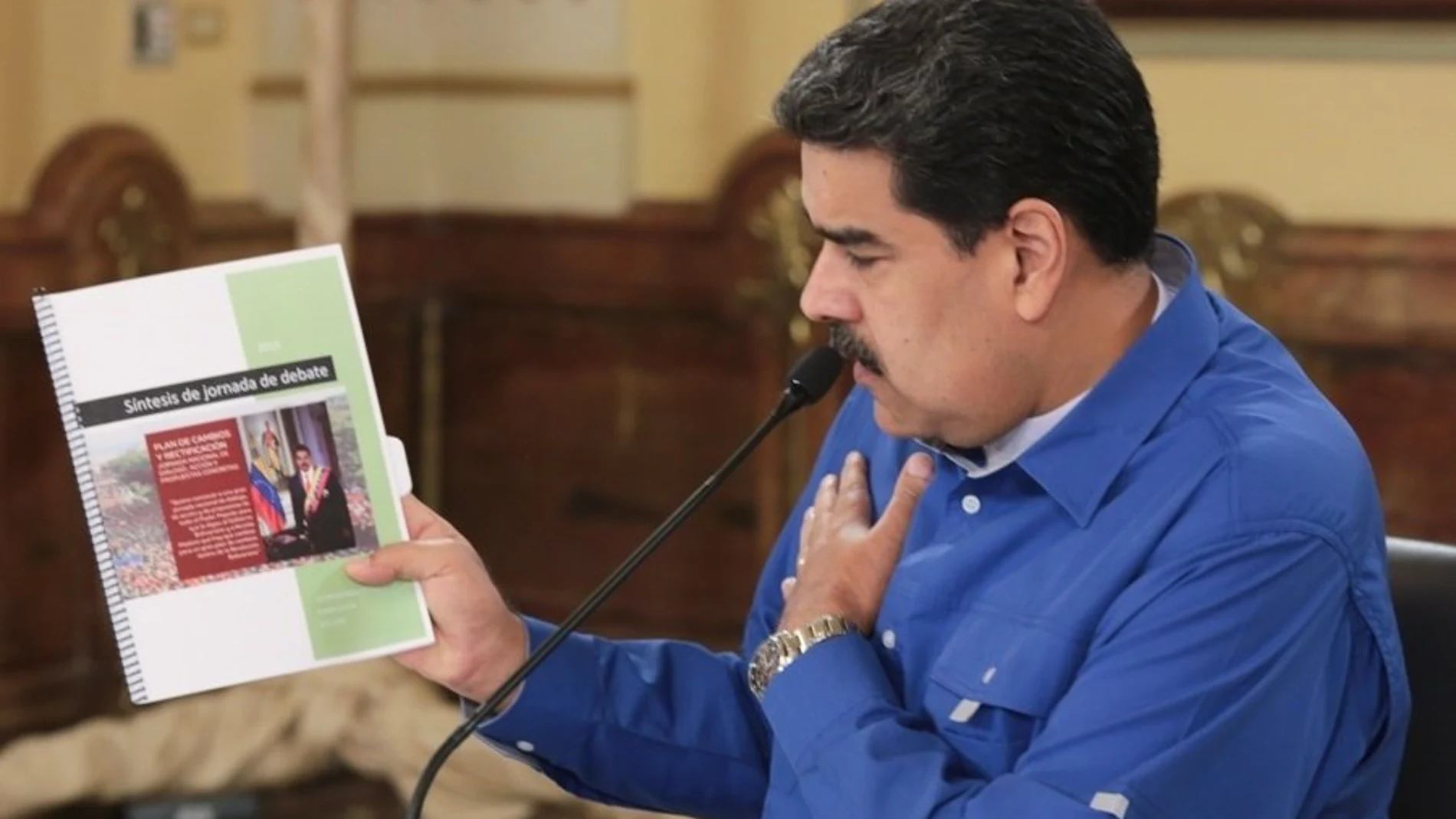 Maduro ha dicho que su ministro de Comunicación está en una "misión especial"en el extranjero/Foto: Ep