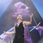 Depeche Mode, durante su actuación en el BBK de Bilabo