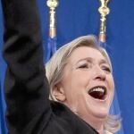 Marine Le Pen, en un acto del Frente Nacional, esta semana