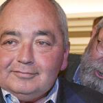 Manuel Pastrana, ex secretario general de UGT-A, junto a Cándido Méndez