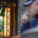 El gimnasio Zen4, custodiado por la Policía vasca