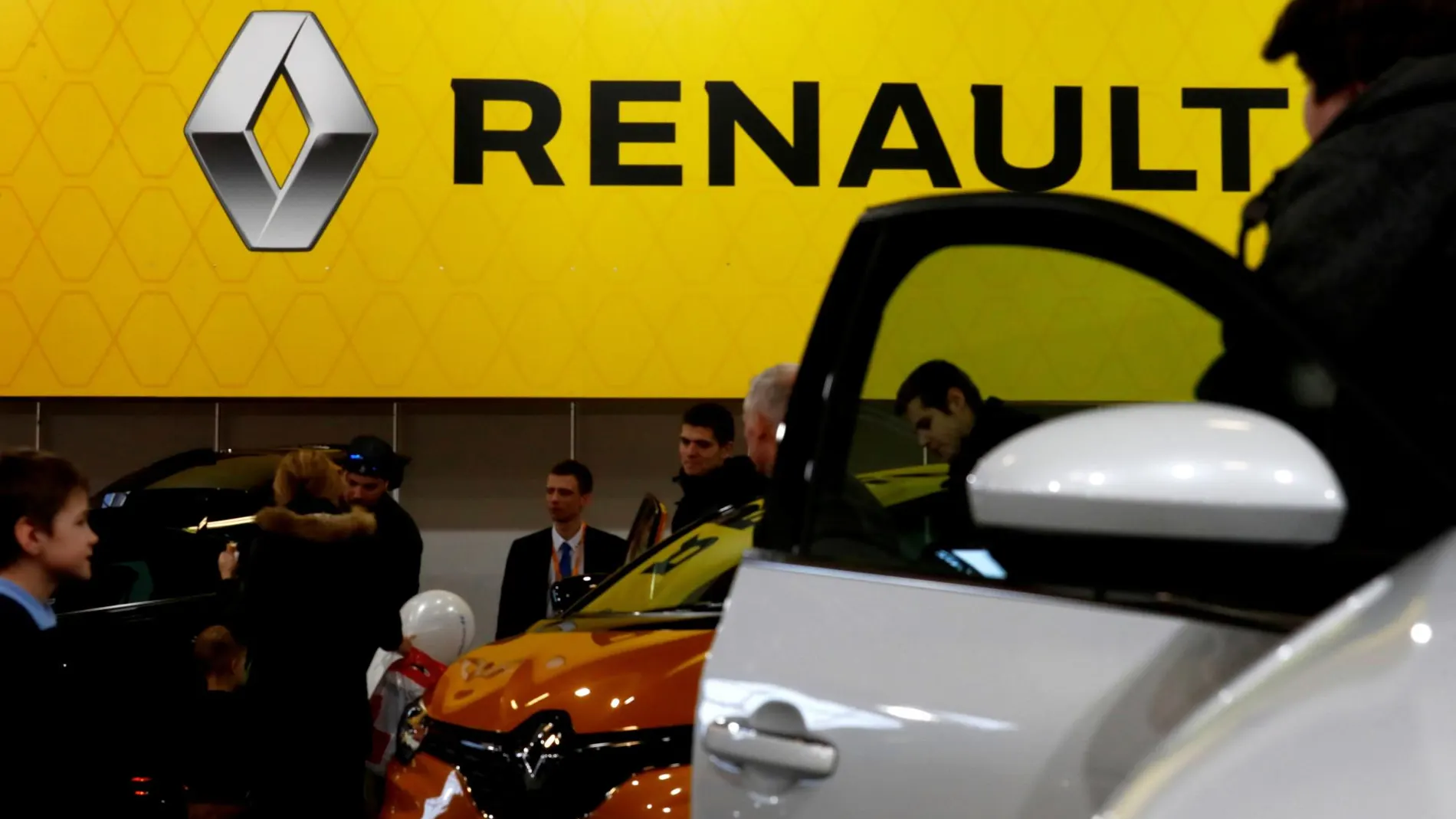 Stand de Renault en la feria del automóvil de Riga