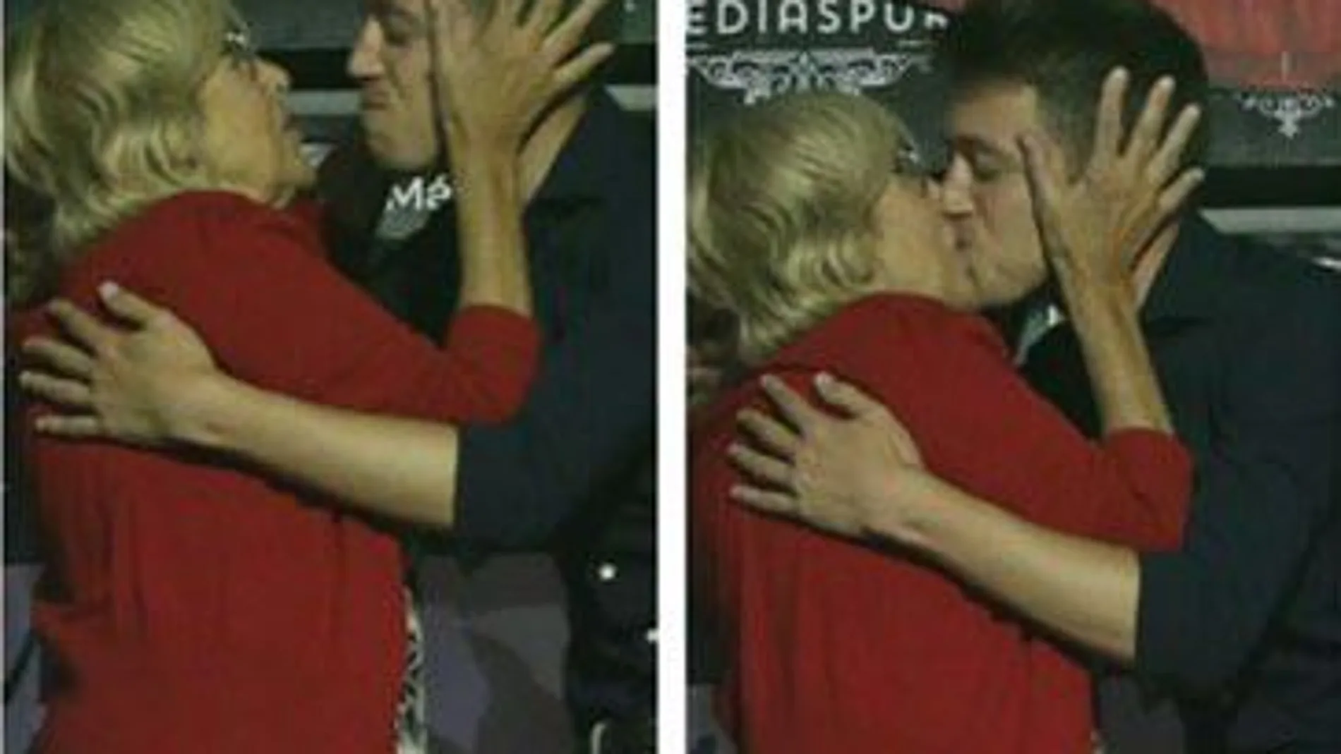 Carmena y Errejón se besaron en la boca durante el acto de Más Madrid en la discoteca Medias Puri / Twitter
