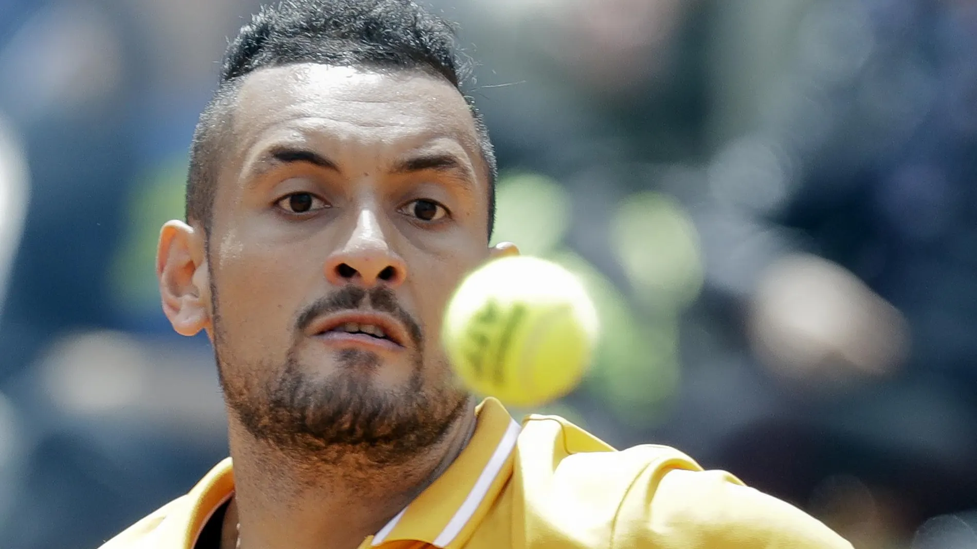 El australiano Nick Kyrgios, en un partido en Roma