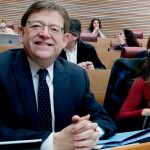 Puig y Oltra, durante el pleno de Les Corts del jueves y en el que no dieron muestras de la complicidad que exhibían en otros tiempos