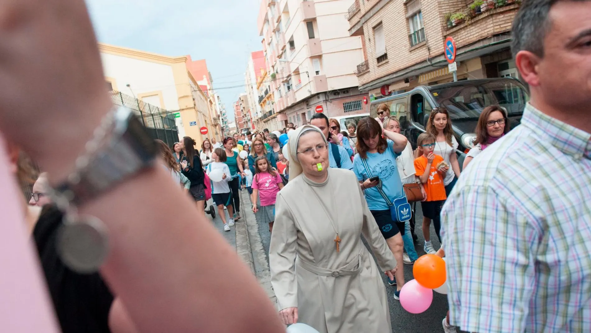 Una manifestación organizada por la enseñanza concertada, en una imagen de archivo