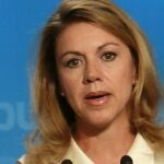 La secretaria general del PP, María Dolores de Cospedal