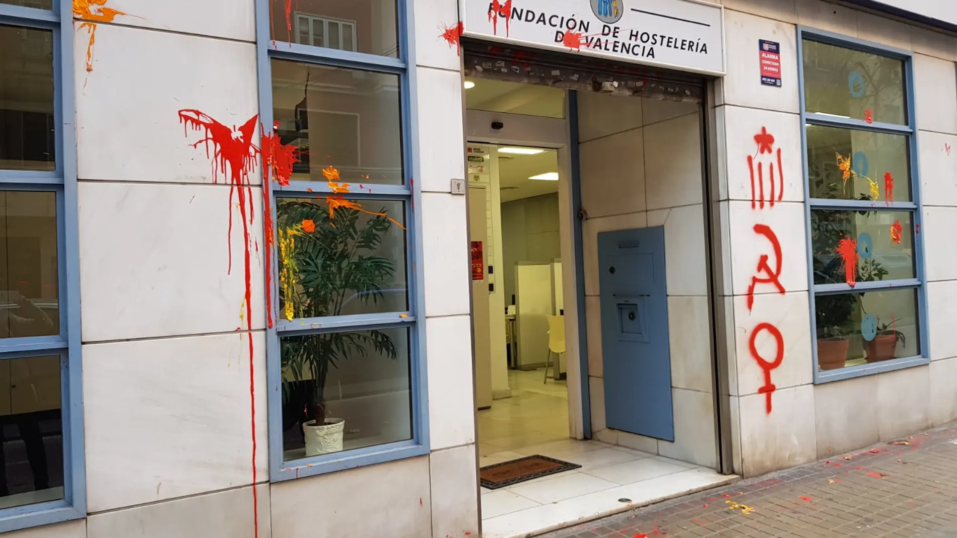 Ataque de turismofobia en Valencia