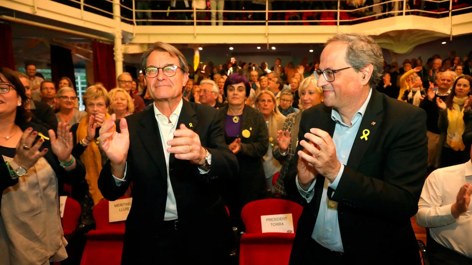 Artur Mas y Quim Torra, durante un acto electoral