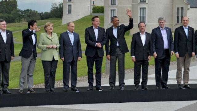 Los líderes del G8