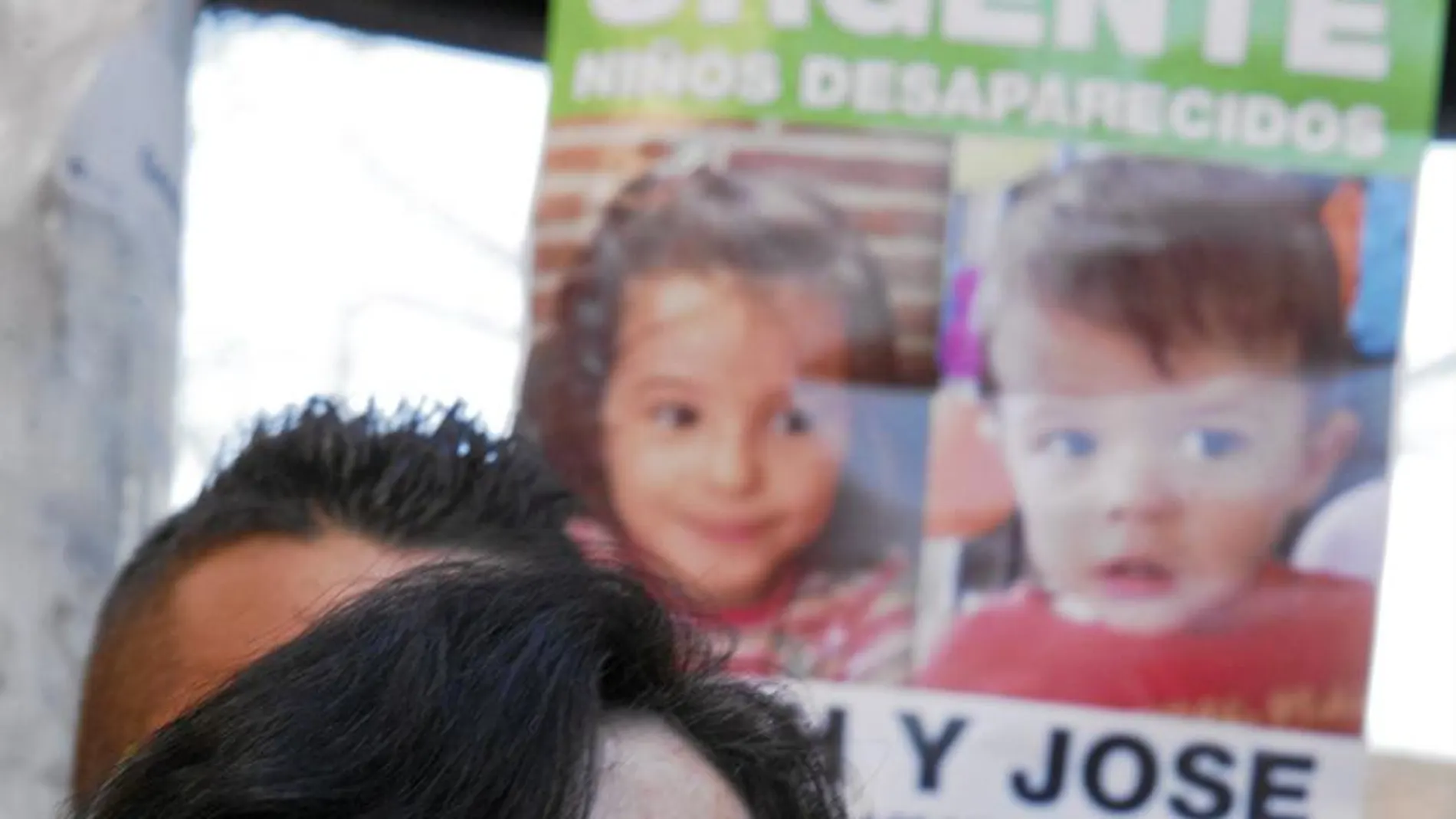 Ruth Ortiz, en una de las concentraciones para localizar a sus hijos