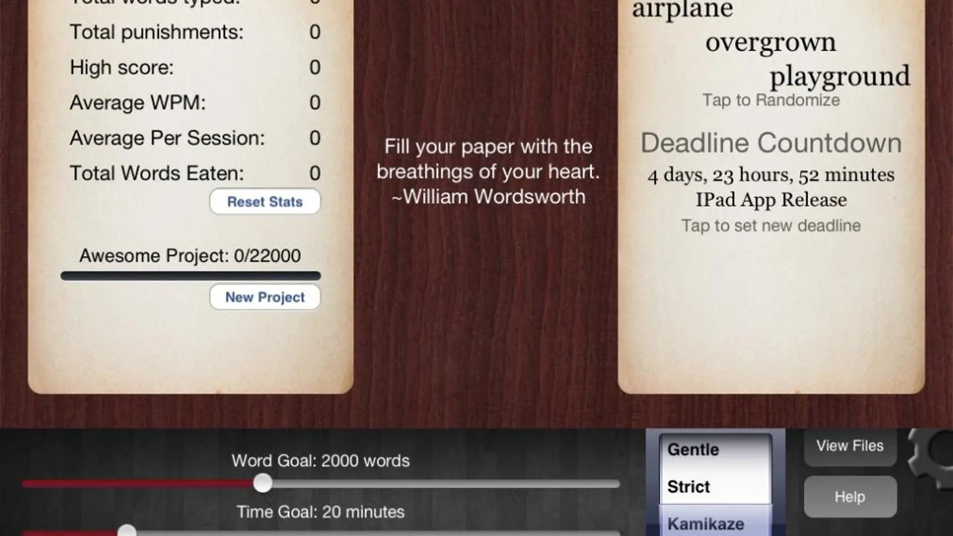 Write or Die, la app que te ayudará a no dejar de escribir