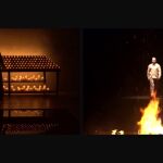 Una de las instalaciones de Bill Viola en el Guggenheim de Bilbao