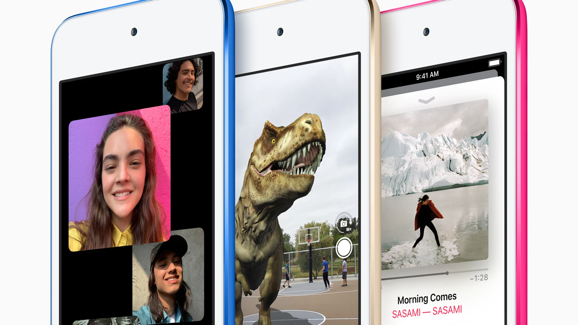 El nuevo iPod touch ofrece FaceTime de grupo y realidad aumentada por primera vez en un iPod / Foto: Apple