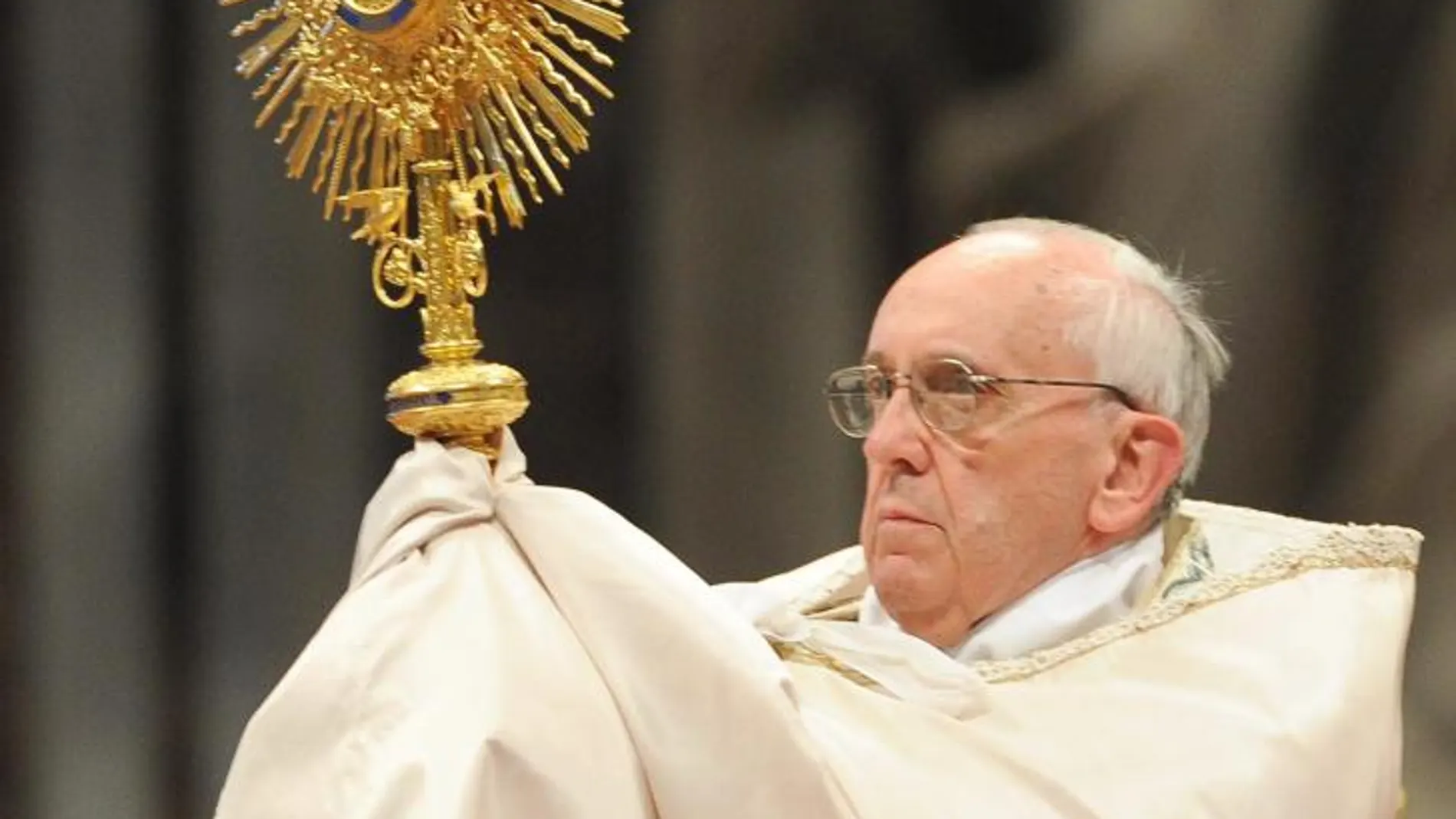 El Papa Francisco , hoy 2 de junio de 2013 en la basílica de San Pedro, en la Ciudad del Vaticano.