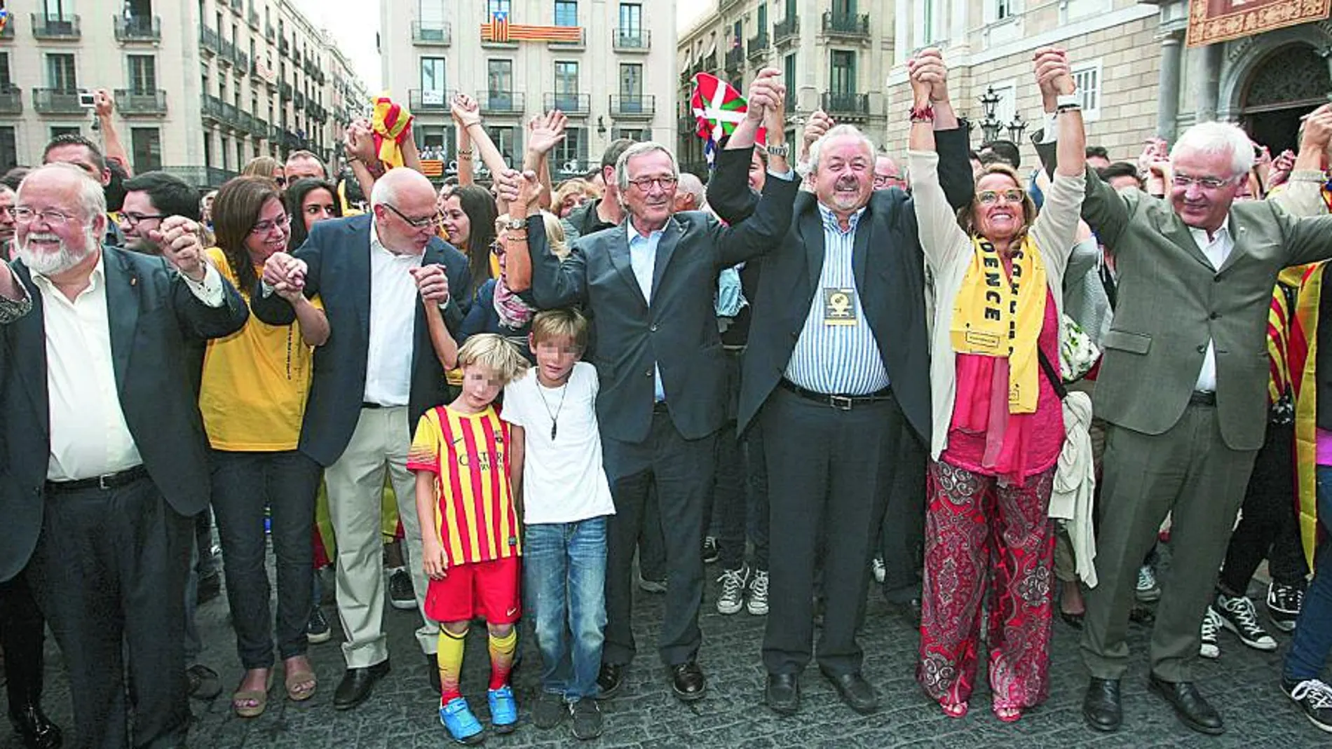 El alcalde de Barcelona, Xavier Trias, participó en la Vía Catalana el pasado 11 de septiembre para exigir la independencia