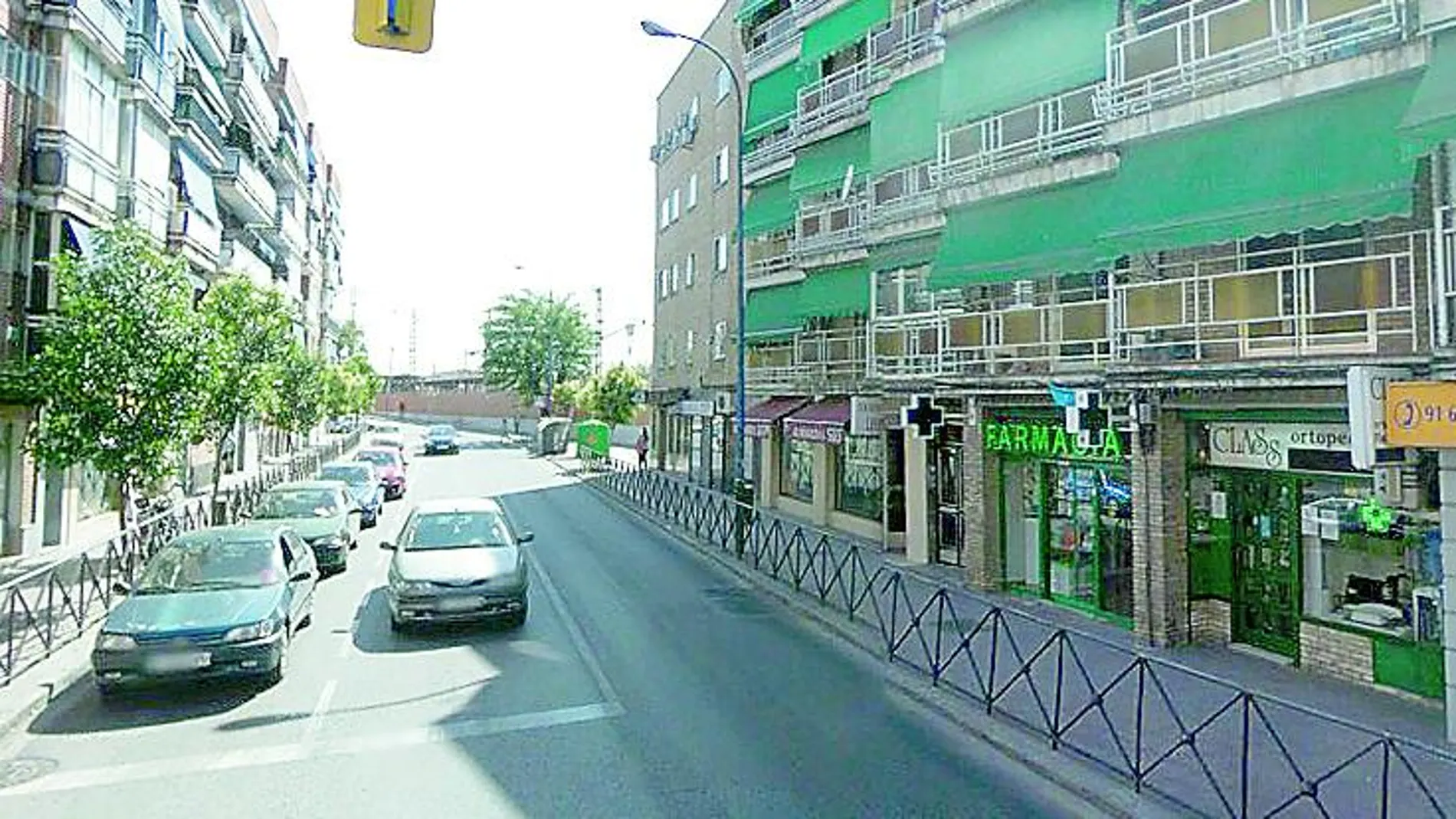 Los implicados trataron de huir a la Renfe por la calle Santa Rosa
