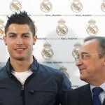 Florentino Pérez tiene la «absoluta seguridad» de que Cristiano se retirará en el Madrid