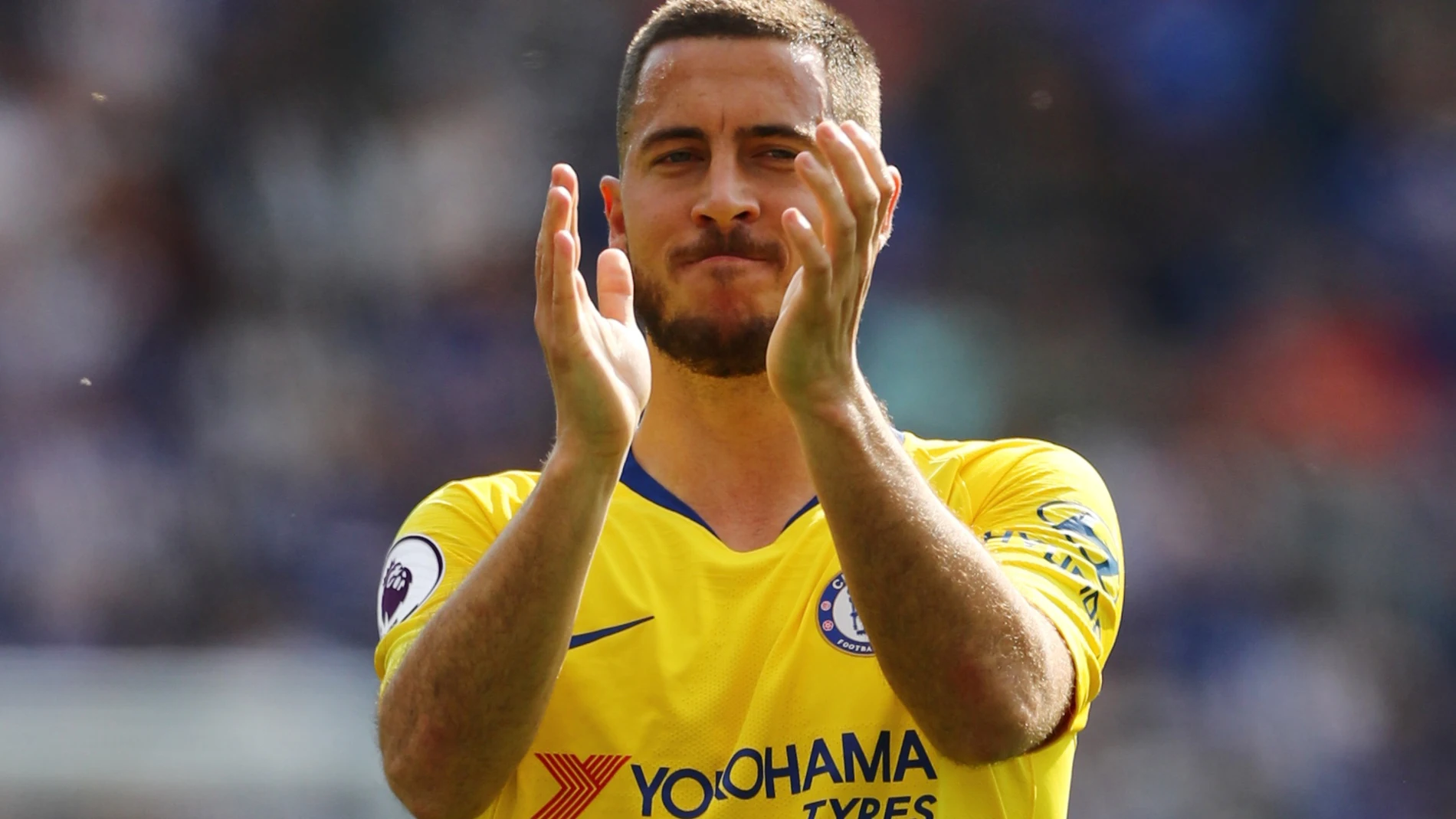 Hazard, despidiéndose de la Premier