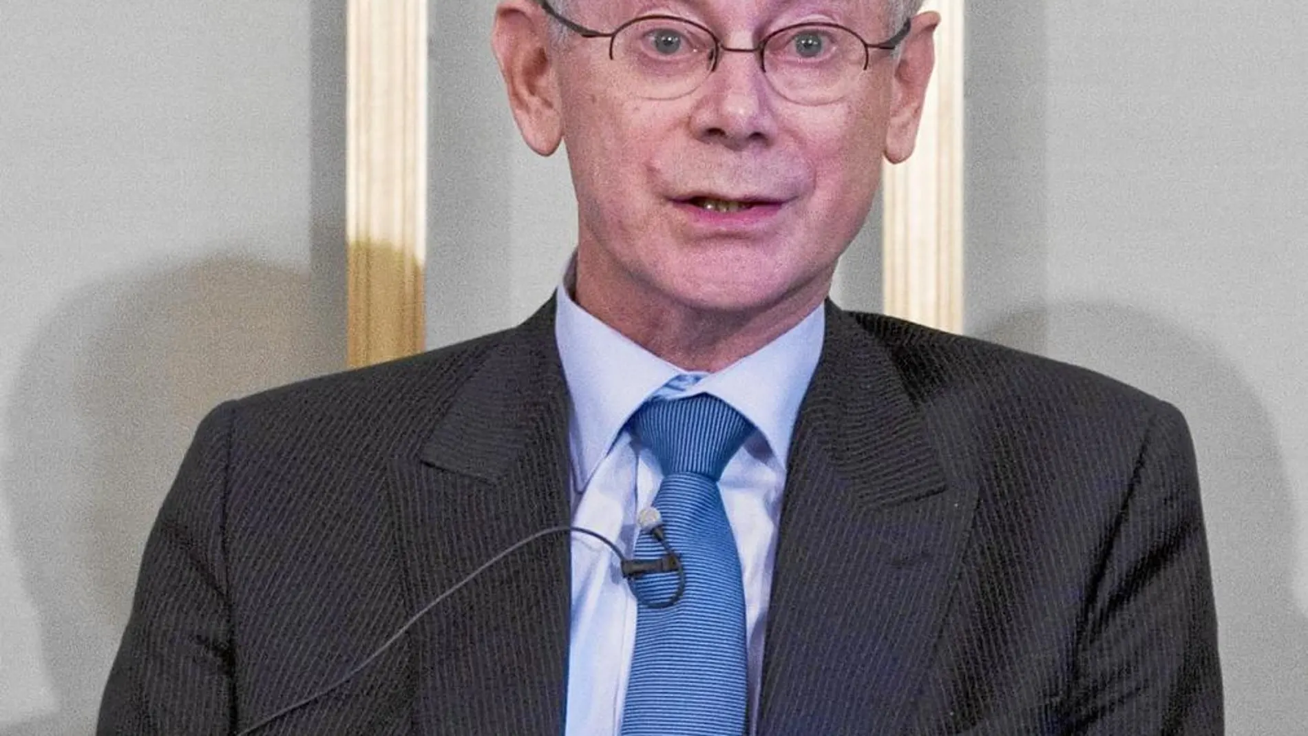 El presidente permanente del Consejo Europeo, Herman Van Rompuy