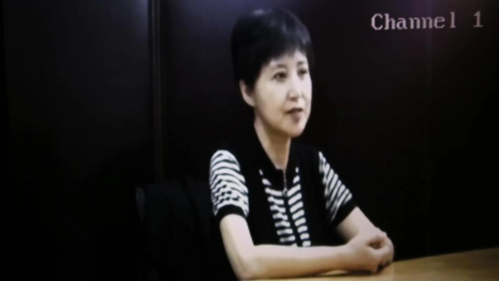 Gu Kailai, la esposa del antiguo líder regional Bo Xilai, durante el juicio