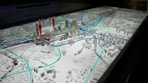 Maqueta de la Operación Chamartín