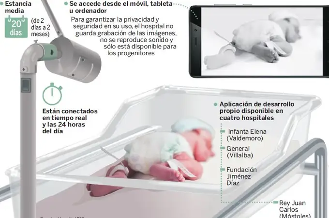 Una cámara web para “visitar” a los neonatos en la UCI