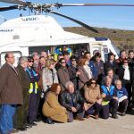 69.236 firmas ogró la iniciativa de los alcaldes de la Sierra Norte para evitar que se les retirara su único helicóptero de Emergencias. Lo consiguieron.