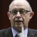 El ministro de Hacienda, Cristóbal Montoro