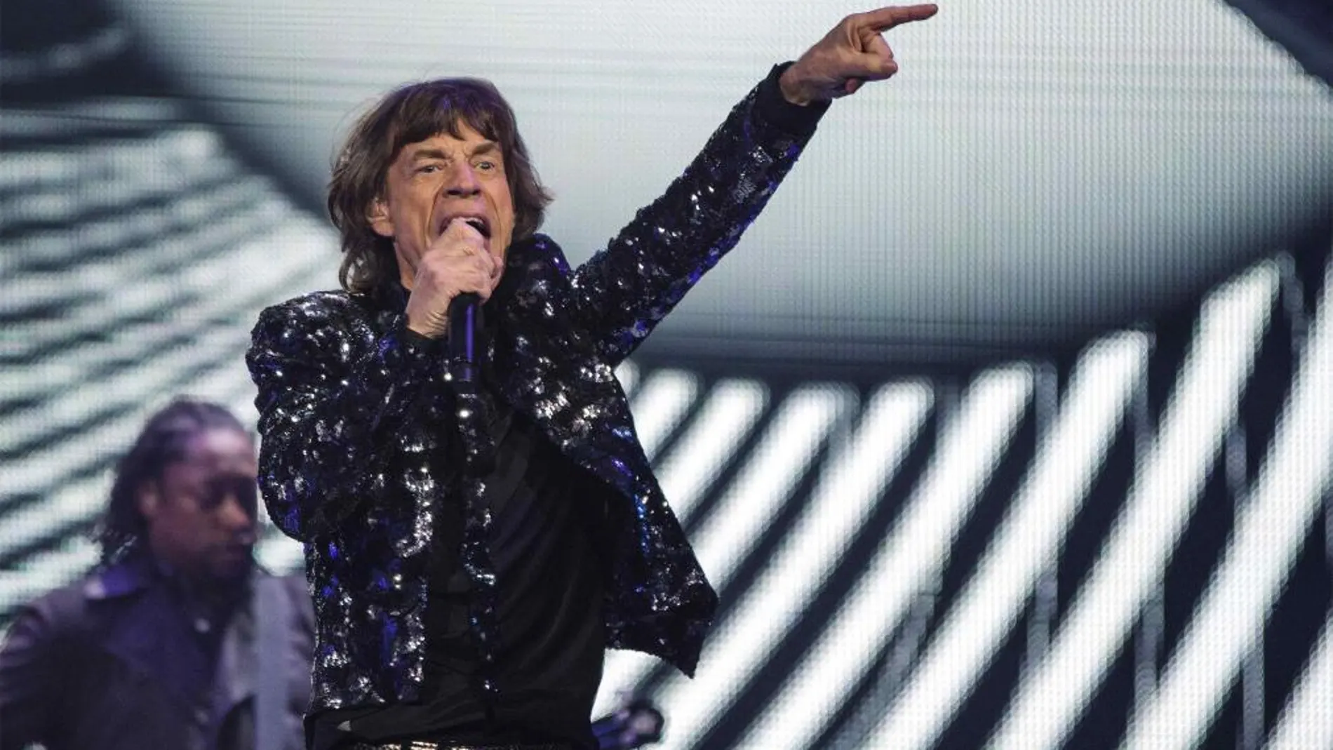 Mick Jagger durante el concierto
