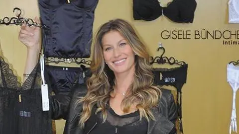 Gisele Bündchen presenta su nueva lencería, con un ligero toque de erotismo