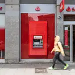 Una sucursal de un Banco Santander