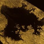 Imagen de Ligeia Mare enviada por la sonda Cassini