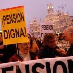 Manifestación de pensionistas