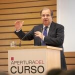 Herrera durante su intervención en la apertura del curso económico de Castilla y León