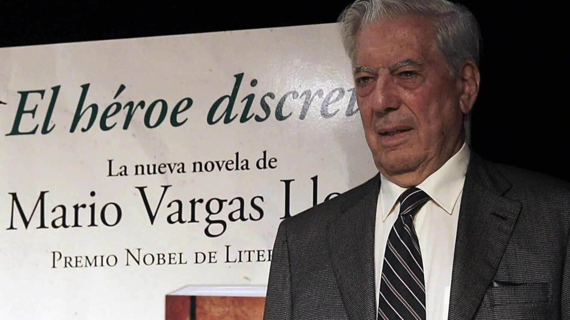 Vargas LLosa durante la presentación de su novela hoy en la Casa de América