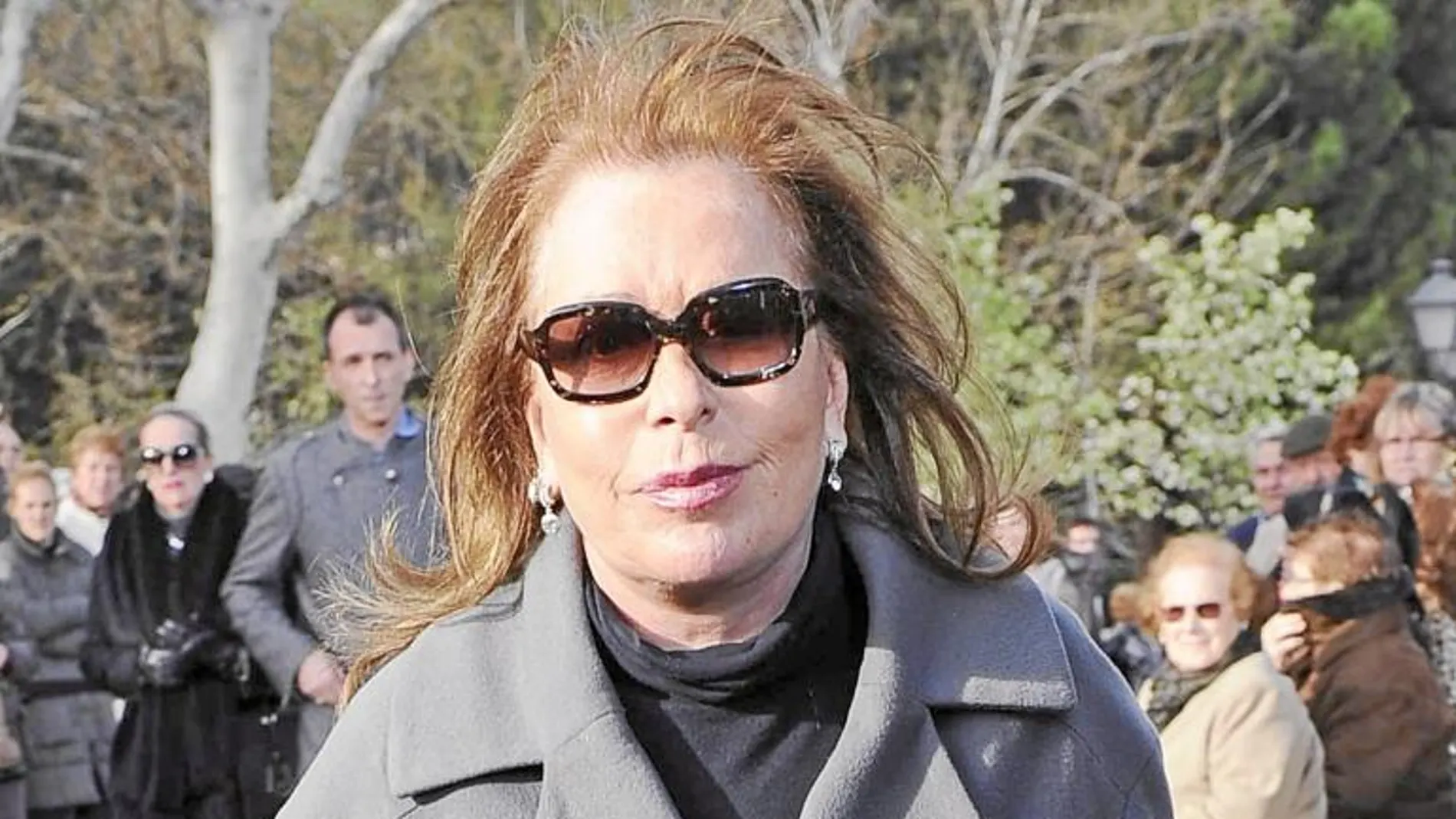 En abril la cantante se dejó ver