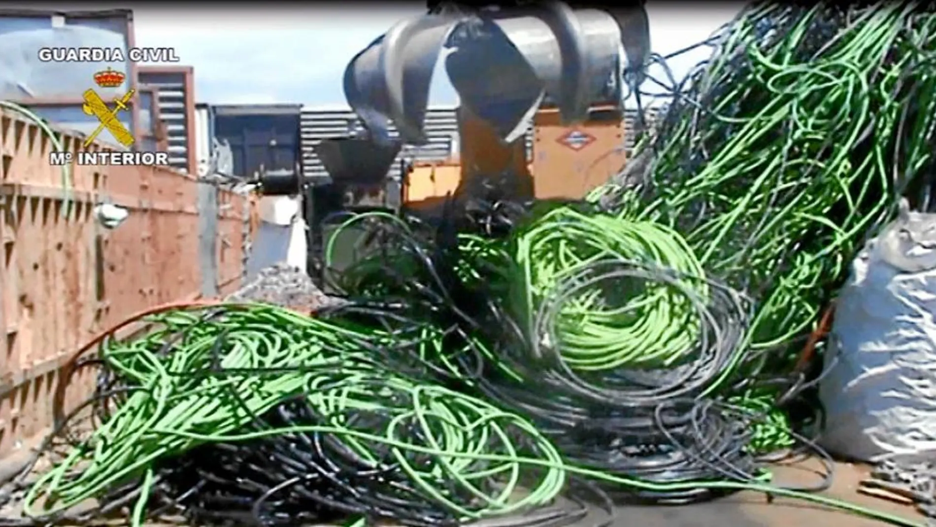 Macro-operación contra el robo de cable