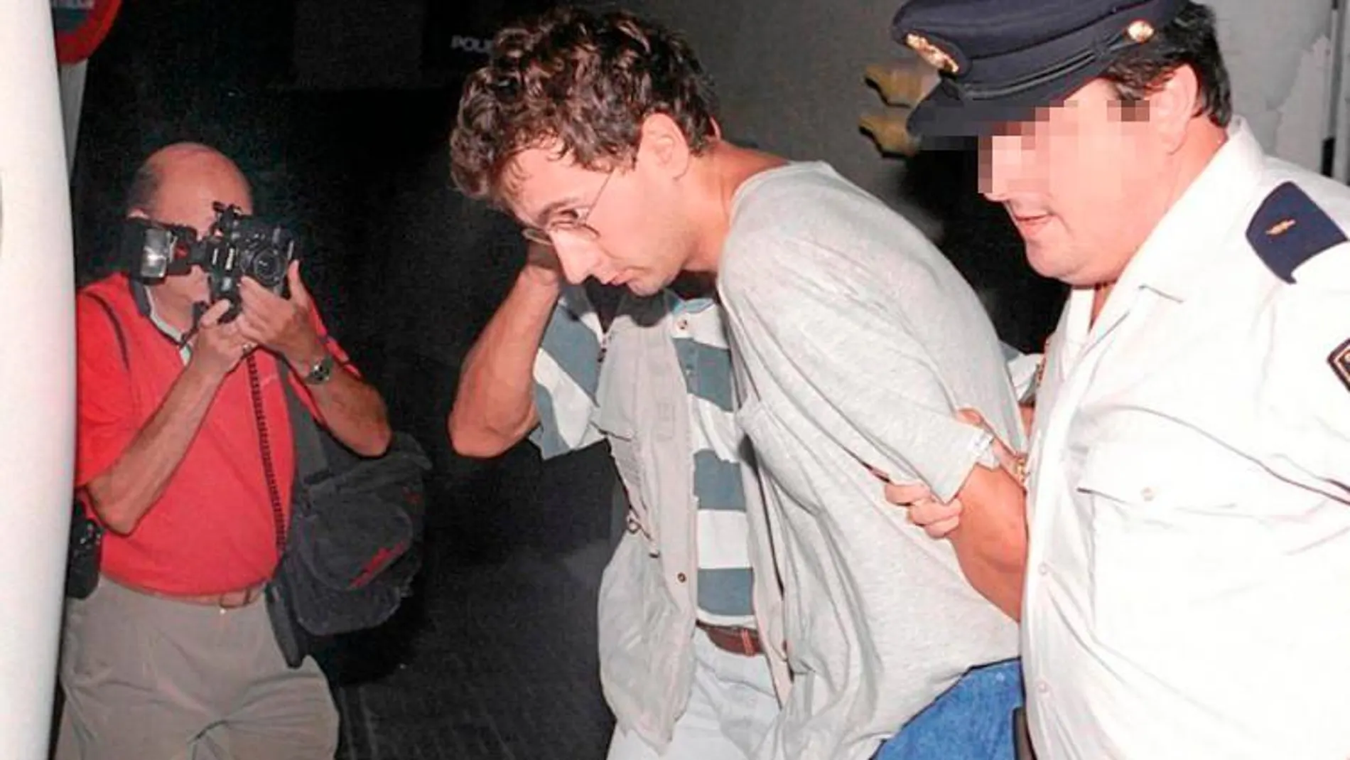 El etarra Jorge García Sertucha, en el momento de su detención en la Operación Lugo